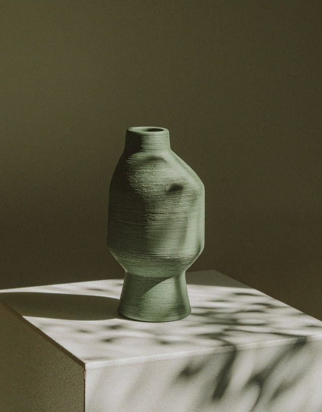 Dennis Did It - The Grass Is Greener Vase Olive
