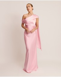 Six Stories - Drape One Shoulder Bridesmaid Dress
