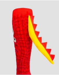 Crazy Skates - Crazy Socks Monster Red Knee-High Socks
