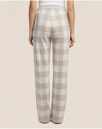 Gingerlilly - Sarita Buffalo Check Wide Pant
