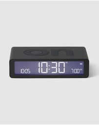 Lexon - Lexon Flip Classic Reversible Alarm Clock - Grey