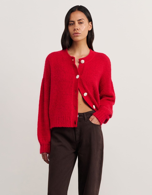 Jag - Lily Fluffy Knit Cardigan