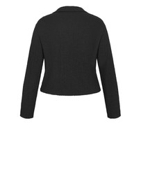 City Chic - Plus size Zoie Long Sleeve Shirt - black