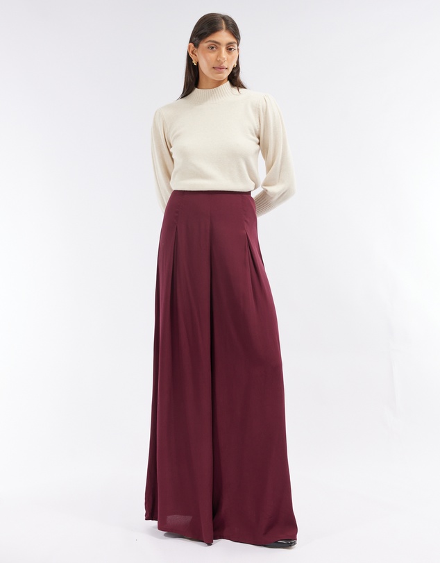 Amelius - Devon Silk Palazzo Pants