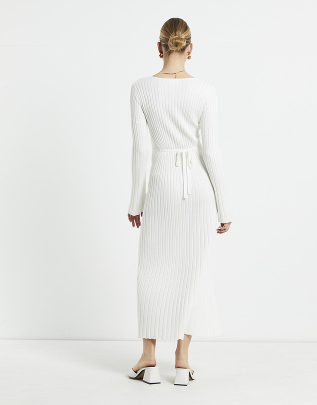 Subtitled - Sophie Long Sleeve Rib Knit Dress