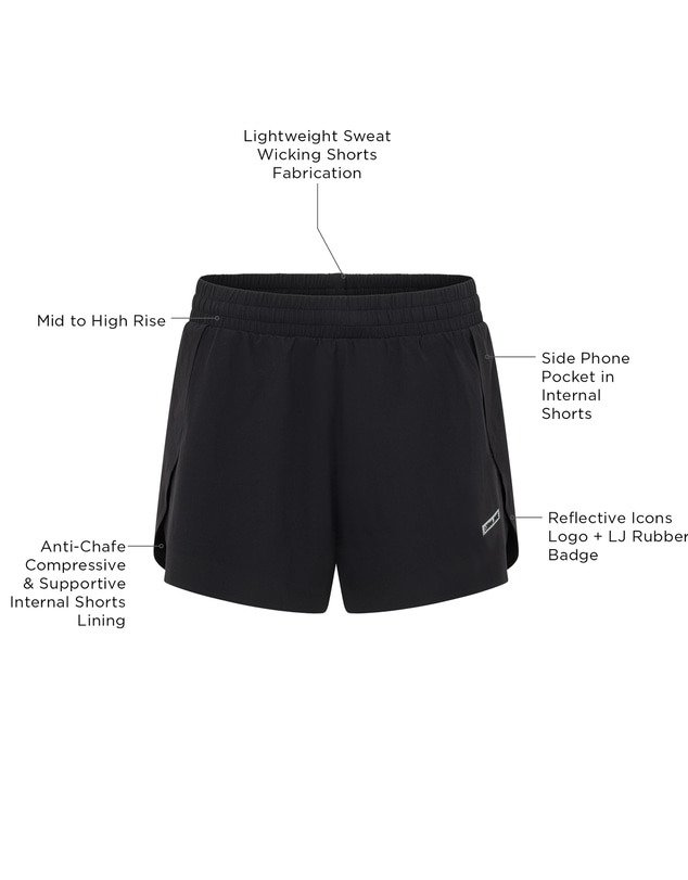 Lorna Jane - Lightspeed Phone Pocket Run Shorts