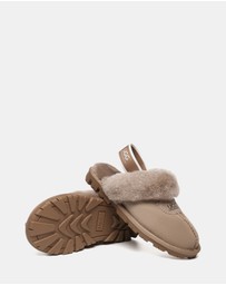 EVERAU - Australian Shepherd Ugg Waffle Plus Cow Suede Upper House Shoes