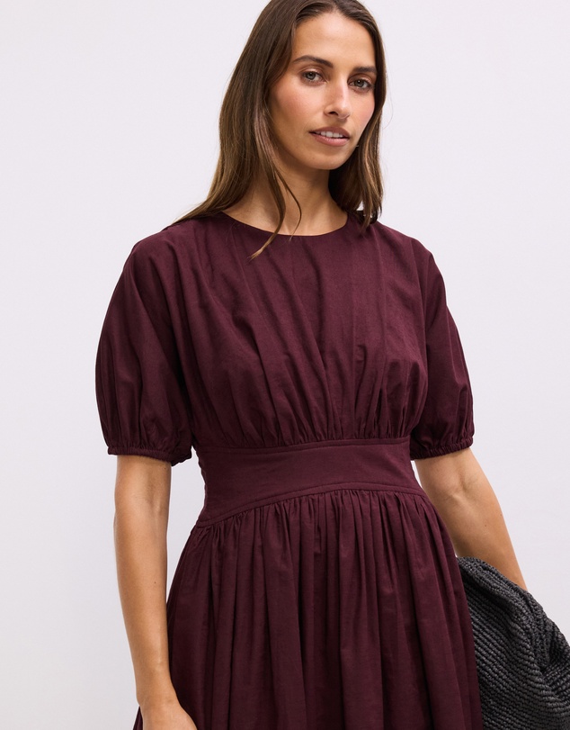 The Fated - Gallery Waisted Midi Dress