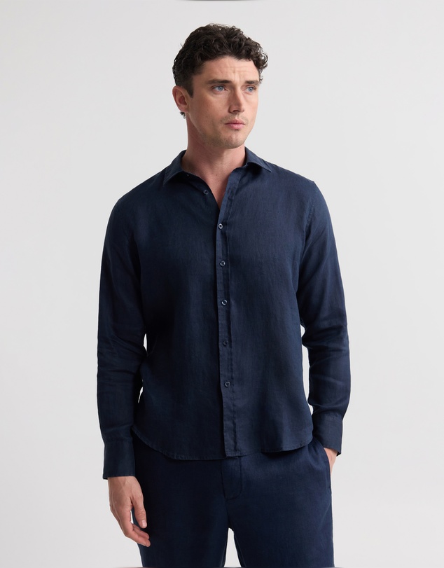 Oxford - Cooper Ls French Linen Shirt