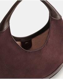 JW PEI - Colette Faux Suede Crescent Hobo Bag