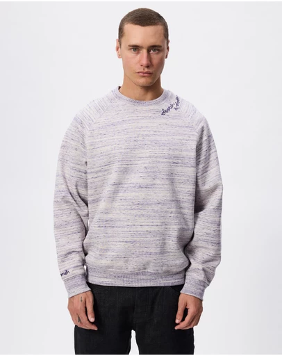 Scotch & Soda - Space Yarn Embroidered Loose-Fit Sweatshirt