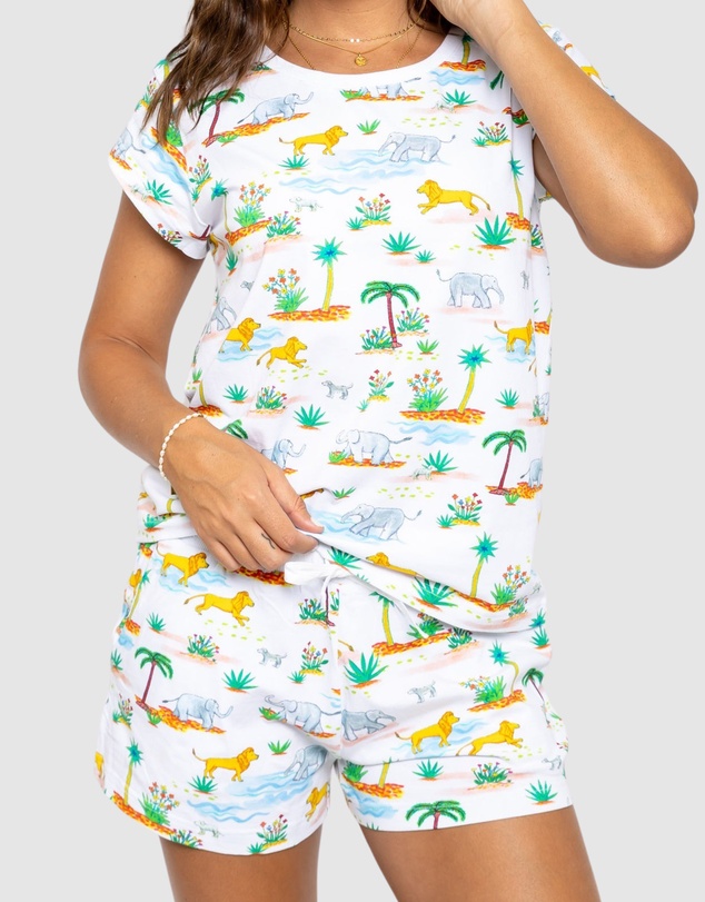 Sant And Abel - Women's Trunks Up Jersey Short PJ Set