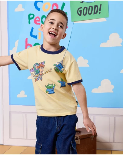 Rock Your Kid - Toy Story Ringer Tee - Kids-Teens