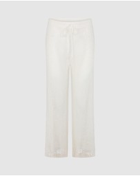 KINGA CSILLA - Rosa Crochet Mare Pants