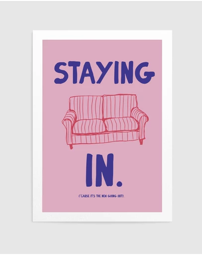 Olive et Oriel - Stayingin by Treechild Art Print