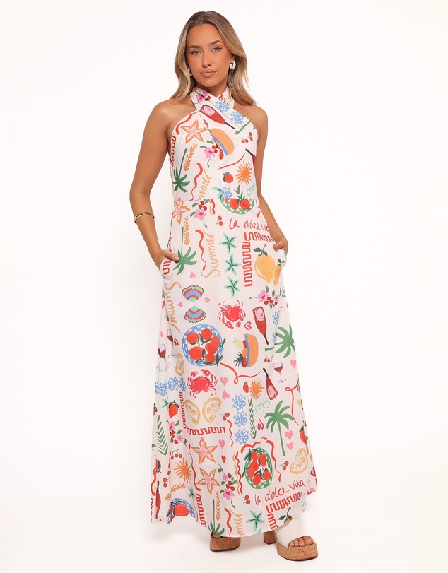 Petal & Pup - Betsy Halterneck Maxi Dress - Dolce Vita