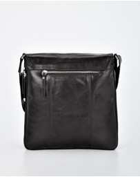 Cobb & Co - Notting Leather RFID Expandable Satchel