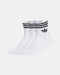 adidas Originals - 3 Stripes Ankle Socks 3 Pairs