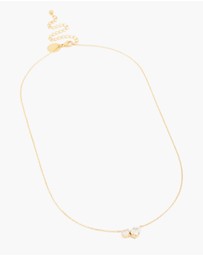 Lovisa - Waterproof Gold Plated Stainless Steel Cubic Zirconia Mixed Shape Pendant Necklace