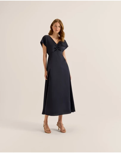 Review - Montague Satin Dress