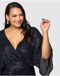 Pink Dusk by Curve Project - Red Carpet Ready Maxi Dress