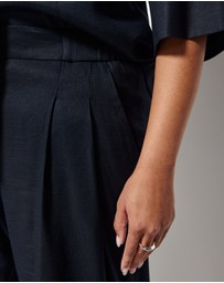Commonry - Pull On Pleat Front Pant