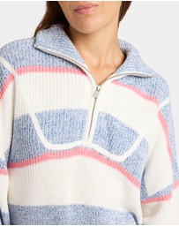 Roxy - Womens Carver Half Zip Cardigan