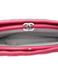 Pre-Loved by Azura Reborn - Pre-Loved Quilted Lambskin Kiss Lock Clutch