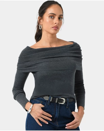 Forcast - Ally Off-Shoulder Knit