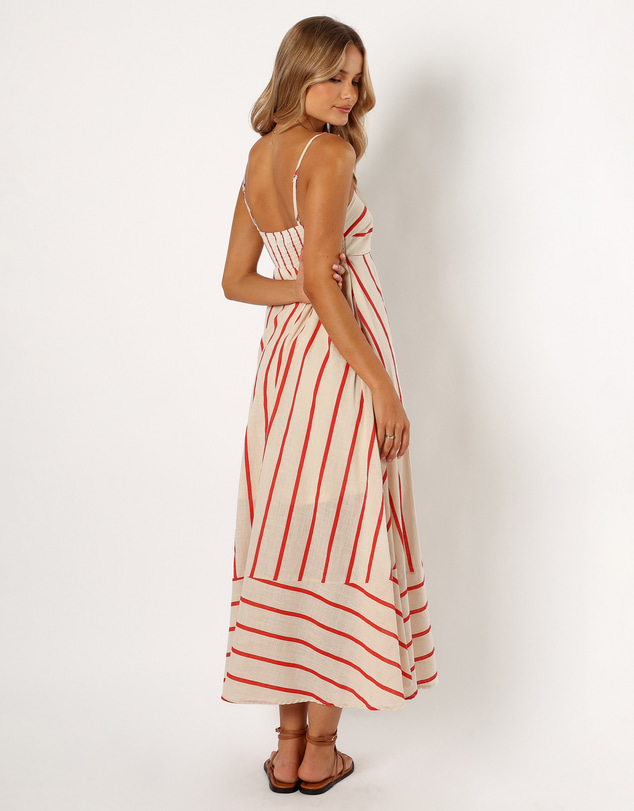 Petal & Pup - Brea Maxi Dress - Cream Stripe