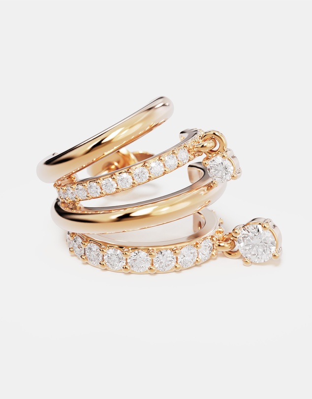 By Charlotte - With Every Breath Illusion Hoops