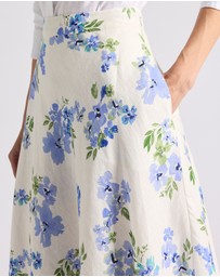 David Lawrence - Jacinda Linen Skirt