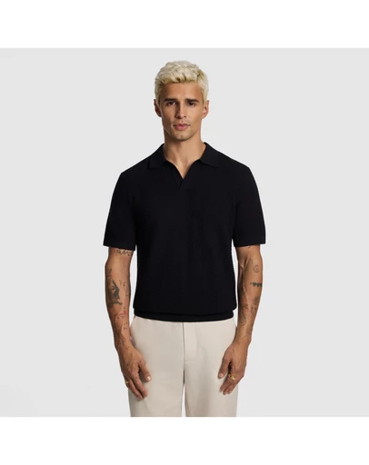 yd. - Josh Knitted Polo Shirt
