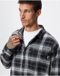 S Double - Pass Flannel Overshirt