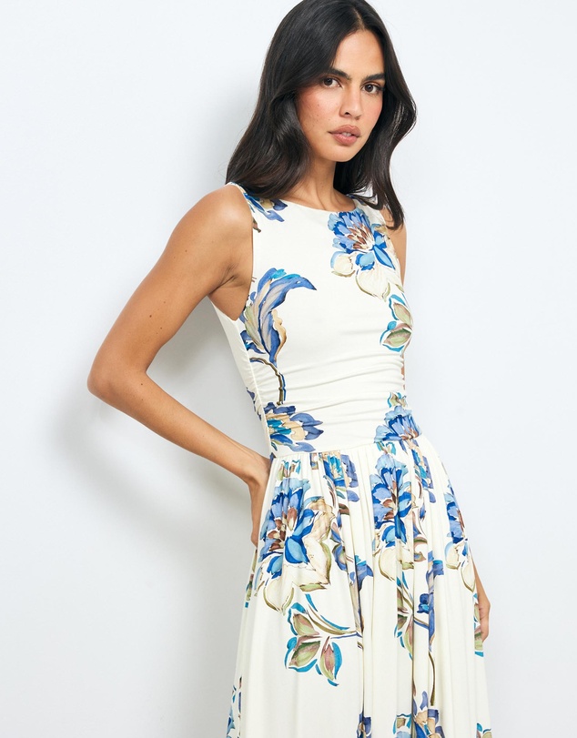AERE - Elysia Jersey Midi Dress