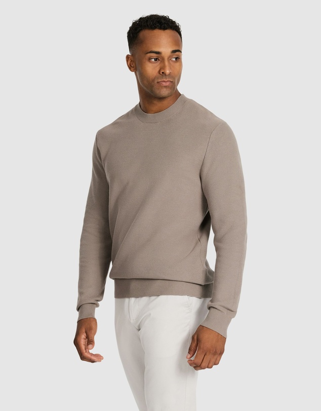Tarocash - Idris Textured Crew Knit