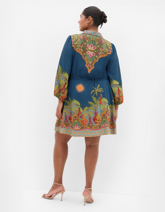City Chic - Fools Paradise Print Mini Dress
