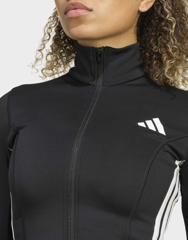 adidas Performance - Workout Essentials Zip Through Jacket 3-Stripes Womens