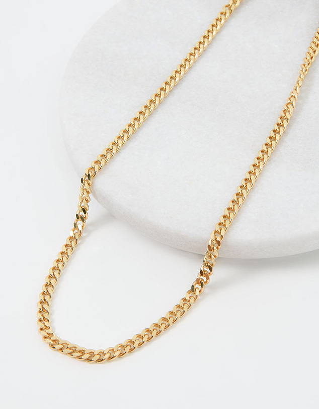 Forcast - Olive 16k Gold Plated Necklace