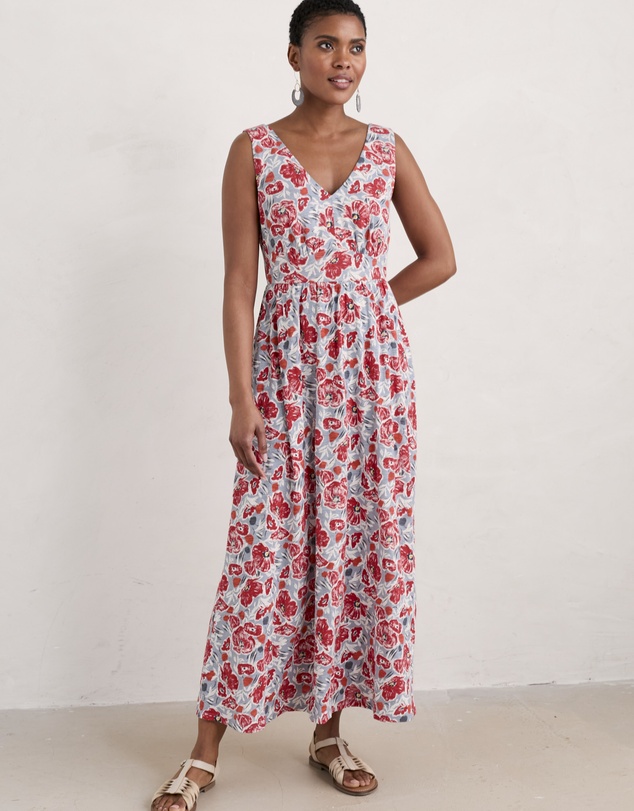 Seasalt - Seasalt Cornwall Red Polmanter Dress