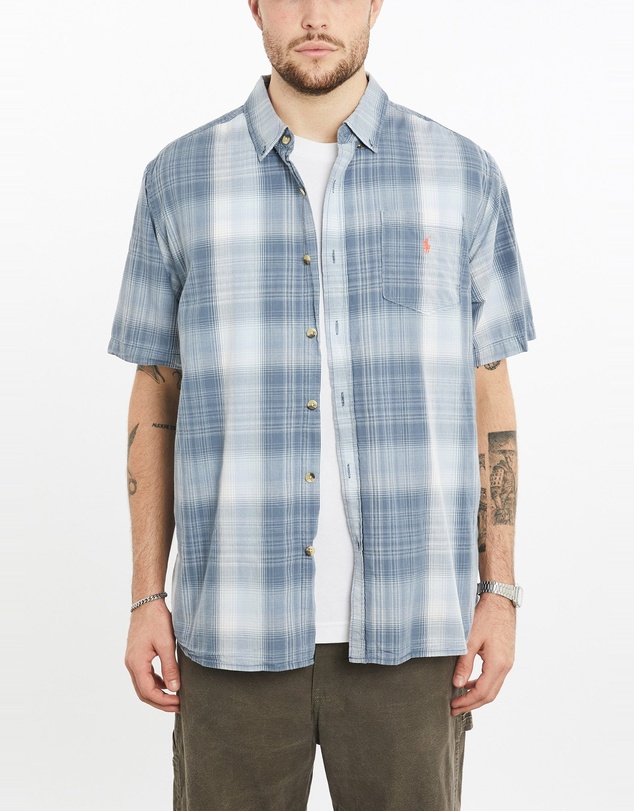 Vintage by The Real Deal - Pre Loved - Vintage 90s Polo Ralph Lauren Short Sleeve Button Up Shirt
