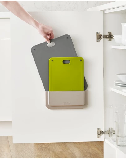 Joseph Joseph - DoorStore™ Chop 2-piece Chopping Board Set with In-cupboard Storage Case