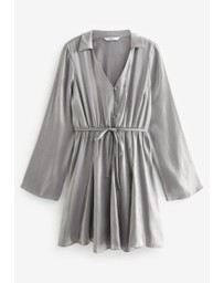 NEXT - Long Flutter Sleeve Mini Dress