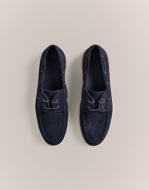 Trenery - Keeling Boat Shoe in Navy