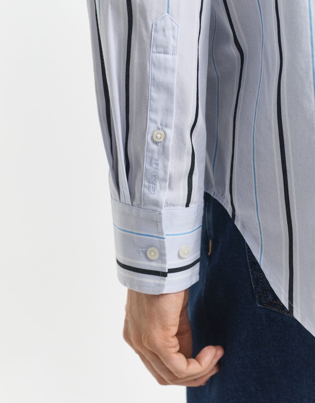 Gant - Relaxed Fit Classic Striped Poplin Shirt