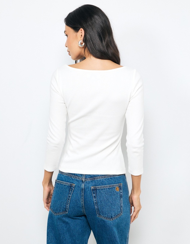 AERE - Ribbed Long Sleeve T-Shirt