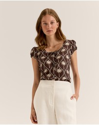 Review - Palms Blouse Top