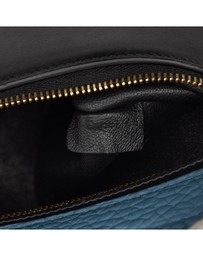 Pre-Loved by Azura Reborn - Pre-Loved Small Tricolor Leather Trapeze Satchel