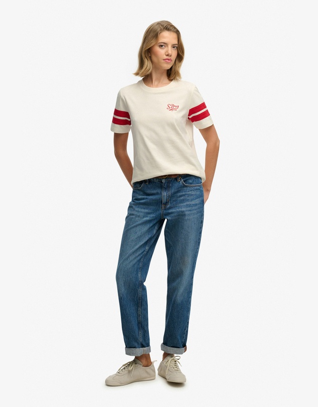 Superdry - Varsity Stripe Script Tee