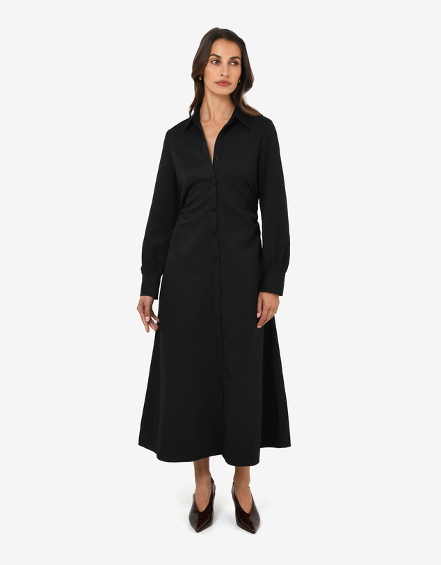Forcast - Lune Ruched Shirt Dress